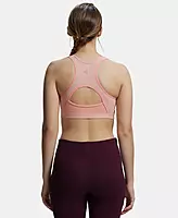 JOCKEY Wirefree Padded Super Combed Cotton Elastane Stretch Full Coverage Racerback Styling Active Bra with StayFresh & Moisture Move Treatment 1380