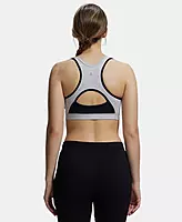 JOCKEY Wirefree Padded Super Combed Cotton Elastane Stretch Full Coverage Racerback Styling Active Bra with StayFresh & Moisture Move Treatment 1380