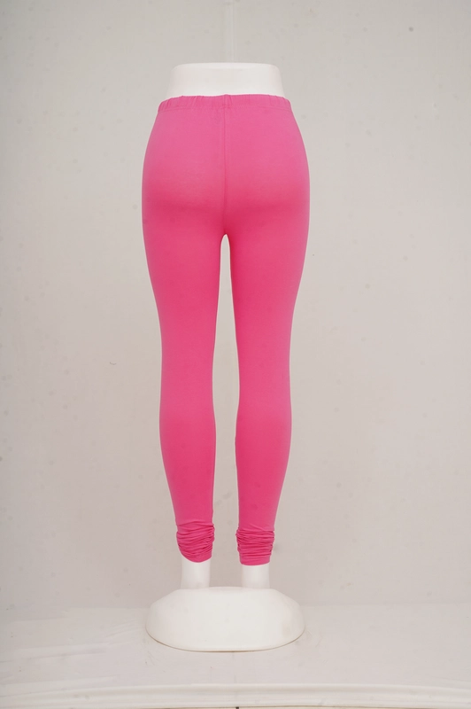 Women Pink Churidar Leggings