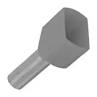 2.5 sq.mm Twin Insulated Ferrule (GREY) Pack of 10
