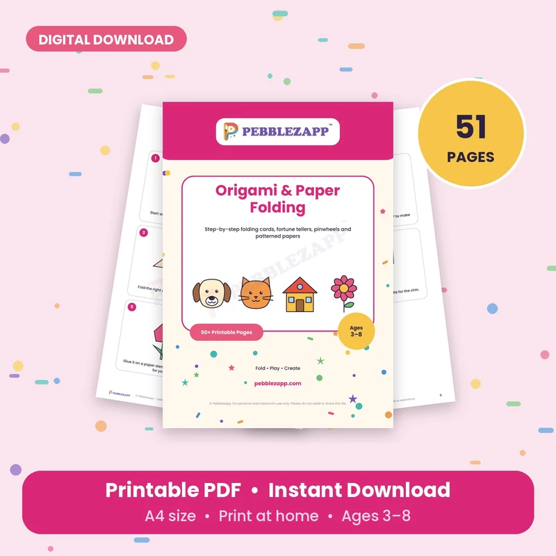 Origami & Paper Folding for Kids – 51 Pages