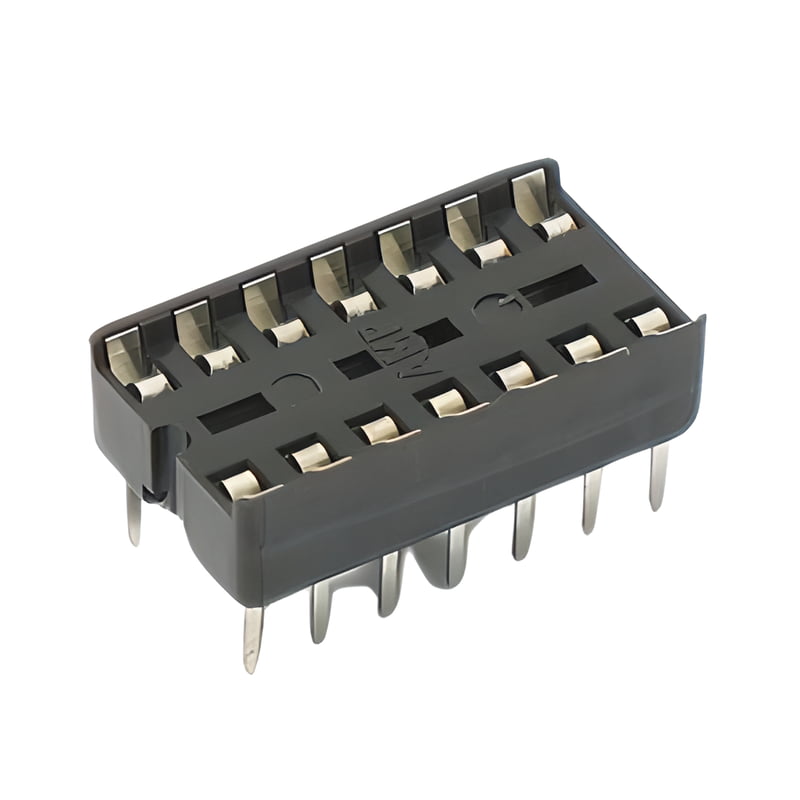 14 - Pin IC (Integrated Circuit) base/holder 14 - Pin IC (Integrated Circuit) base/holder