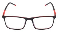 Unisex Rectangular Spectacle Frame. Red &Black Color Frame. Size-MEDIUM.