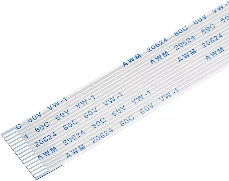 14 Pin 1mm Pitch 650mm Same Side Connection FFC Ribbon Flexible Flat Cable