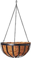 Coco Liner and Hanger Set | Coir Hanging Basket Planter | Multiple Sizes