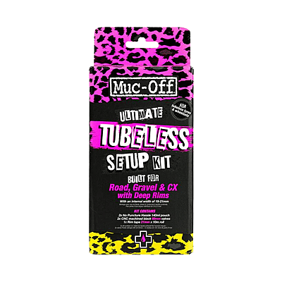 Muc-Off Kit Ultimate Tubeless Setup-Road 60mm Muc-Off Kit Ultimate Tubeless Setup-Road 60mm
