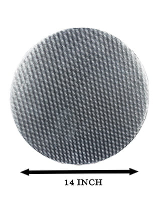 Qson Cake Board 14 Round Silver