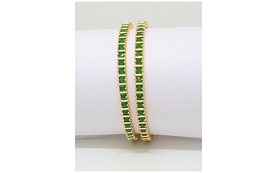 Gold Plated Bangles stone For Women & girls Set Of 1(2024005)