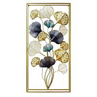 DAD Framed Ginkgo Leaf Metal Wall Art - for Living Room, Bedroom, Dining Room, Office .
