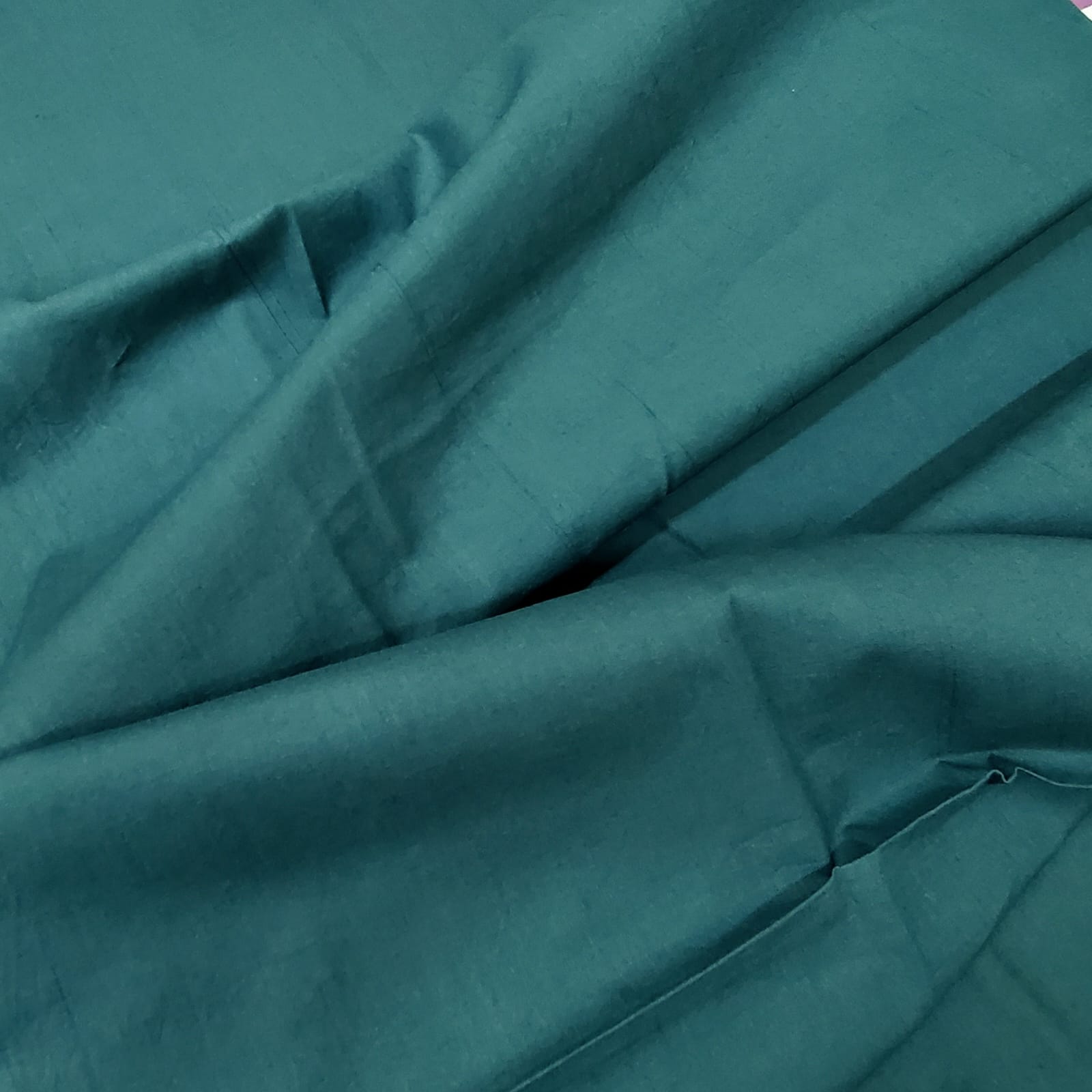 Silket Cotton Plain Fabric (Dusty Green)