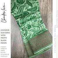 PURE CHANDERI SILK SAREE KCVSCDS22144 PURE CHANDERI SILK SAREE KCVSCDS22144