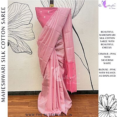 MAHESHWARI SILK COTTON SAREE ASSSCRE24304