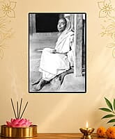 [WL] Holy Mother Sri Sarada Devi - Seated on Veranda - Jayrambati