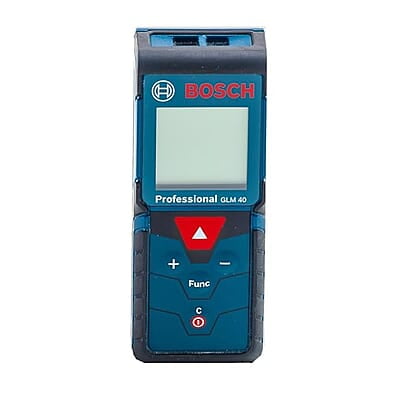 Bosch GLM 40 Plastic Professional Digital Laser Measure (Blue), 1 Piece
