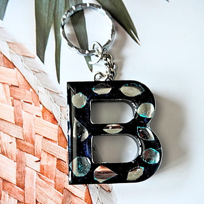 'B' SHADOW BEAST  LETTER KEYCHAIN