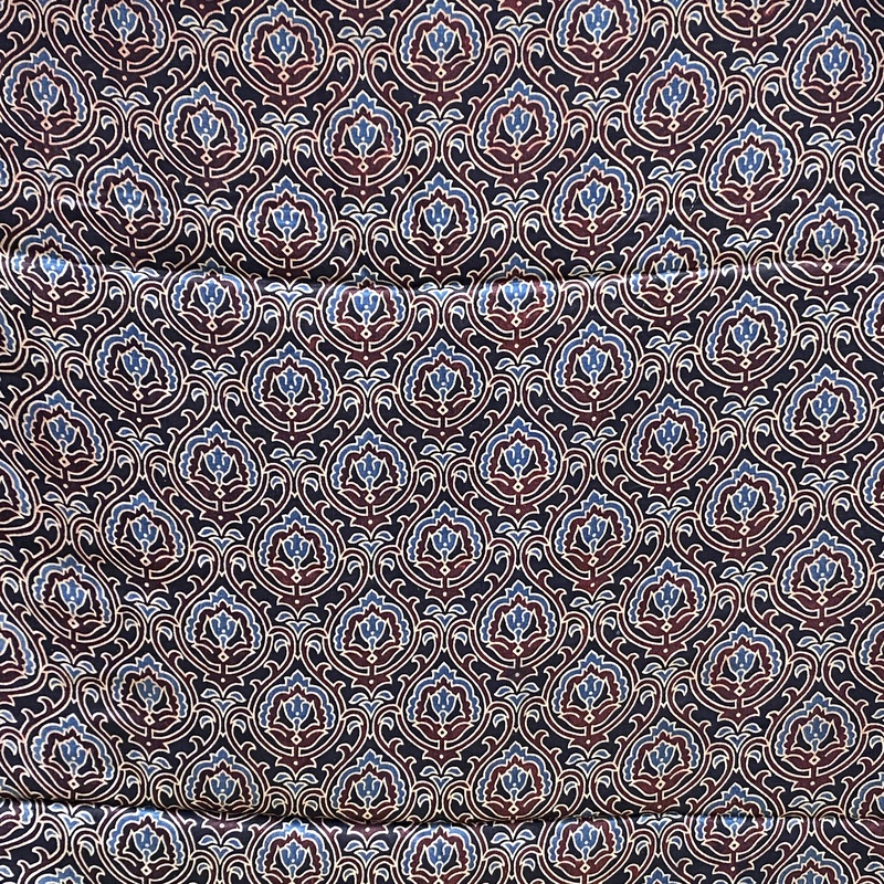 Mashru Silk Ajrakh Print #14