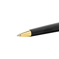 Parker Fusion Matte Black Gold Trim Ball Pen