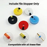 SuperEndo Silicon File Stoppers Pack of 100 – Endodontic File Stoppers