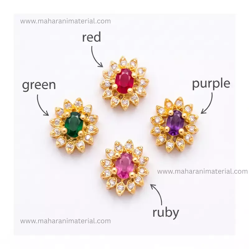 AD Oval Kundan