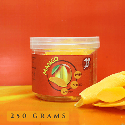 Nuts in a Jar Dried & Candied Mango Slice 250 Grams