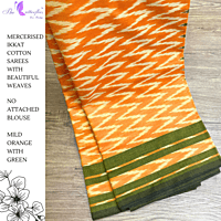 IKKAT  MERCERISED  COTTON SAREE   BGHSDIC23318