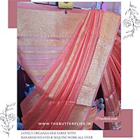 ORGANZA SILK SAREE PSSSORZ23083