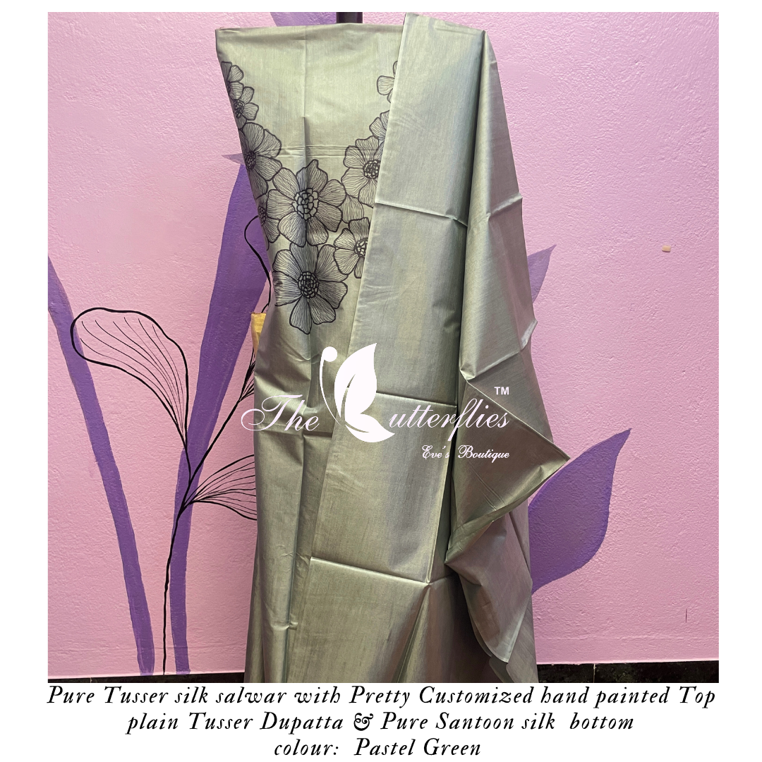 PURE TUSSER SILK SALWAR ANCCTRS24226