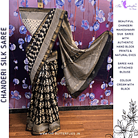 Chanderi Maheshwari Silk Saree SHPSCDS24503