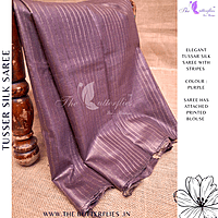 PURE TUSSER SILK SAREE YBRSTES24720