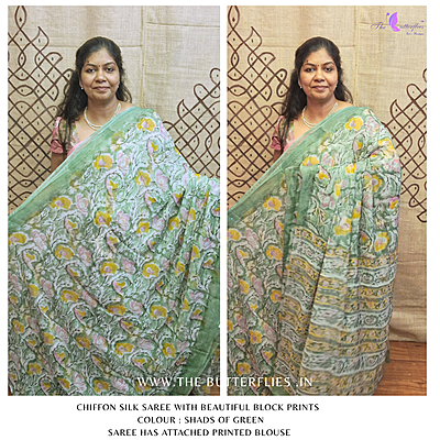 CHIFFON SILK SAREE ssgSGRS24768