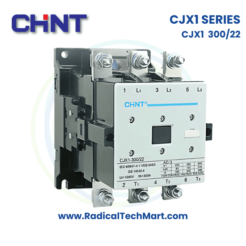 Chint CJX1 300/22 Contactor – High Current AC Contactor for Industrial Applications