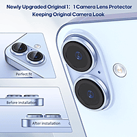 ZigDeal iPhone 17 Camera Lens Protector – Scratch Resistant | Clear Protection