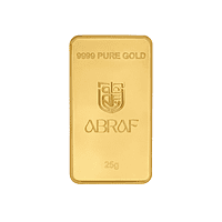 ABRAF 25 gram 24 Karat Gold Mini Bar 999.9
