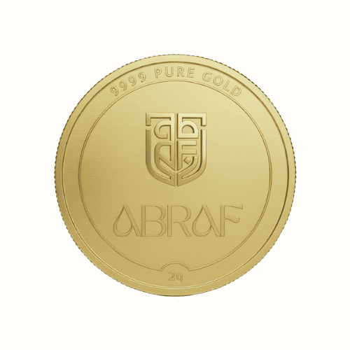 ABRAF 2 gram 24 Karat Gold Coin 999.9