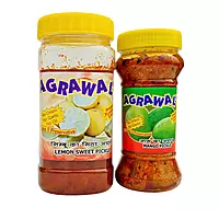 AGRAWAL'S Lemon Sweet and Mango Pickle Combo 670 GMS