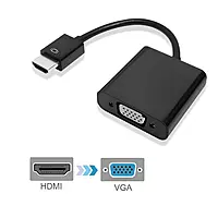 HDMI Male to VGA Female Converter Adapter for Computer, Desktop, Laptop, PC, Monitor, Projector, HDTV, Media Players, Xbox