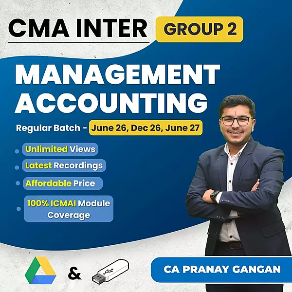 CMA Inter Management Accounting (Group 2) By CA Pranay Gangan