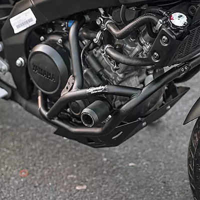 Legundary Thanos Crashguard With Slider for Yamaha XSR 155 Legundary Thanos Crashguard With Slider for Yamaha XSR 155