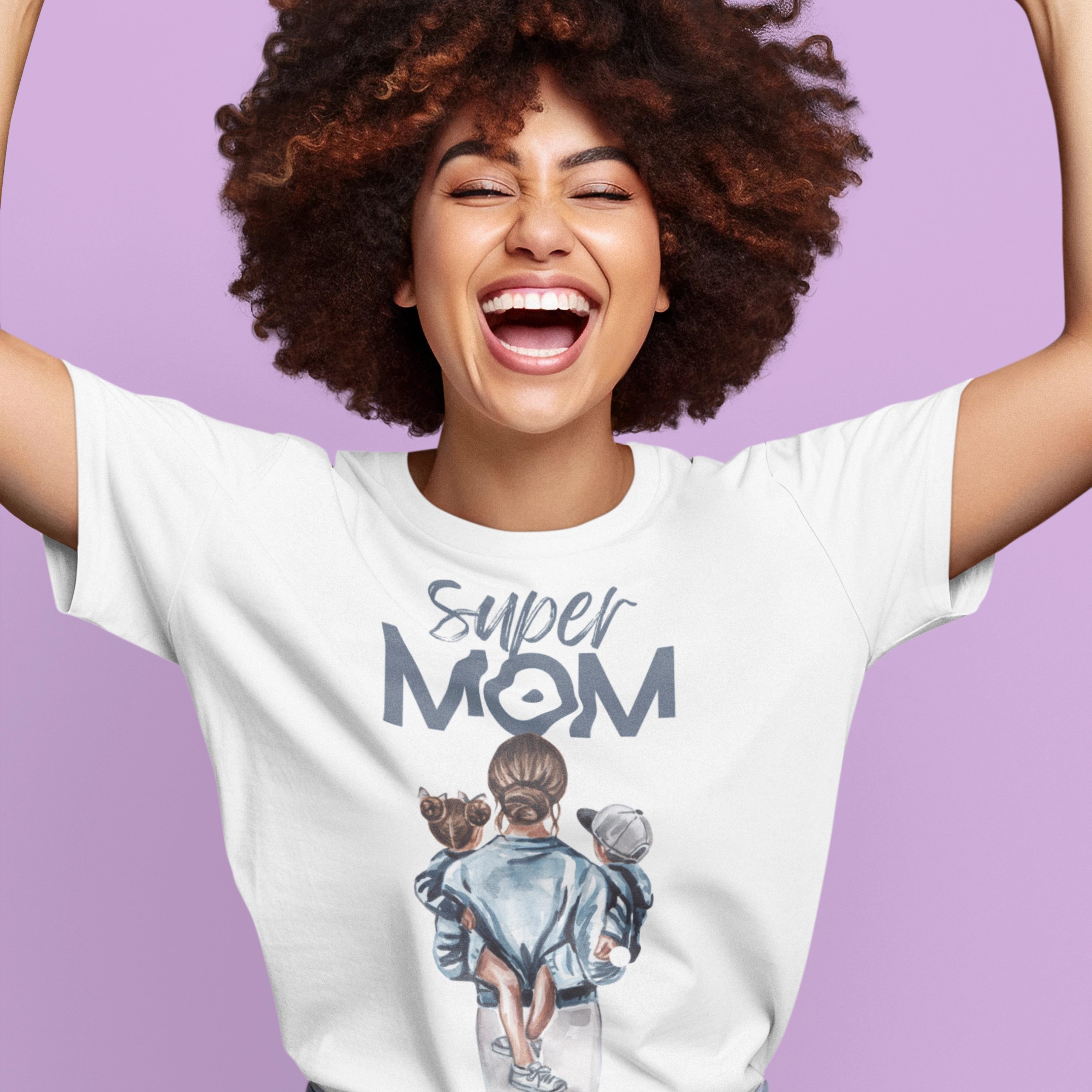 Super Mom Women's T-Shirt | Crop Top Hoodie