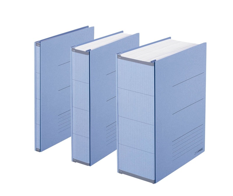 Plus Japan Zero Max Expandable File Blue