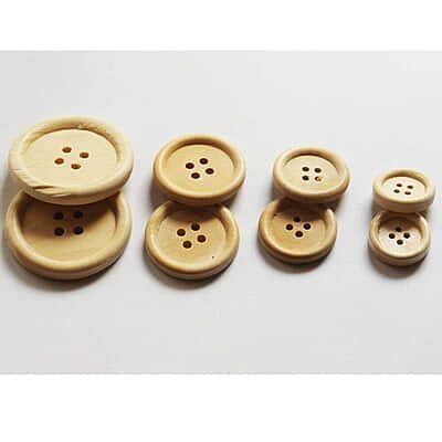 Wood Button Natural Wood Button Natural