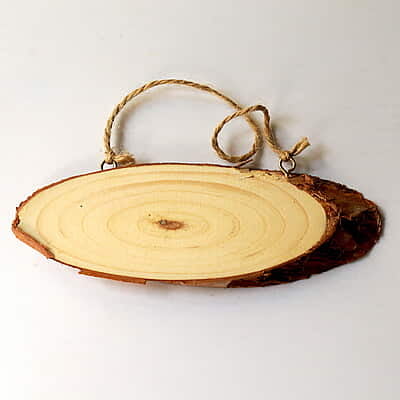 Wood log Oval Wood log Oval