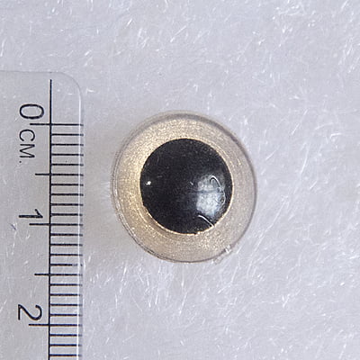 Safety Eyes Transparent With Gold Touch