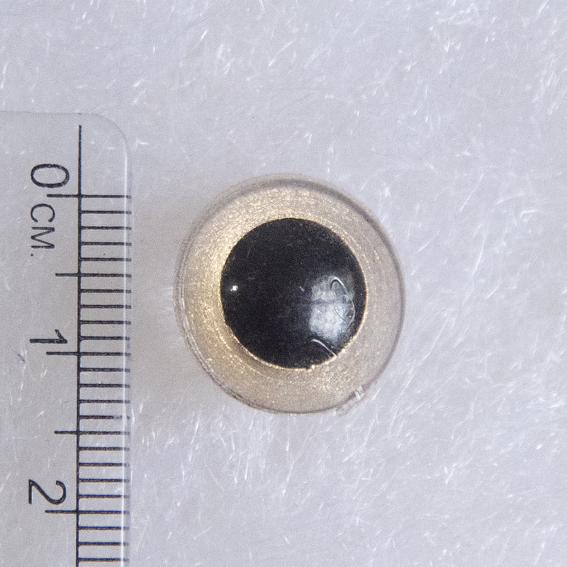 Safety Eyes Transparent With Gold Touch