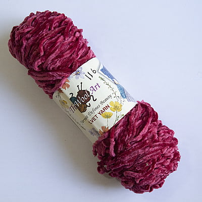 Thin Velvet Yarn 116 Thin Velvet Yarn 116