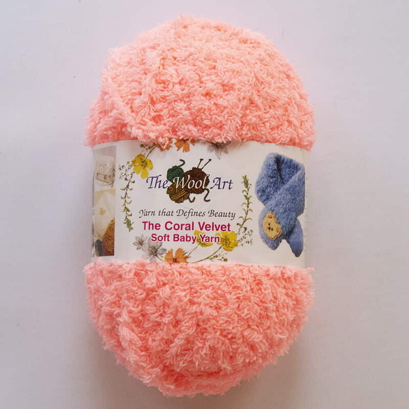 Coral Velvet Soft Baby Yarn 101 Coral Velvet Soft Baby Yarn 101