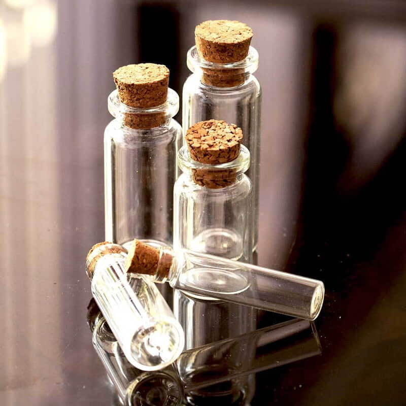 Message Glass Bottle