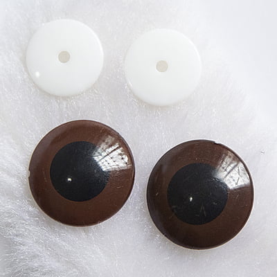 Safety Eyes Coloured Brown