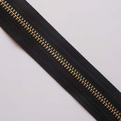 Bag Zip With Golden Teeth