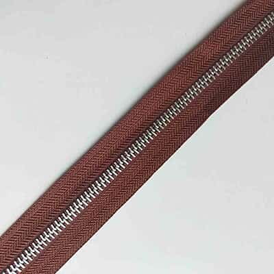 Bag Zip With Silver Teeth Bag Zip With Silver Teeth